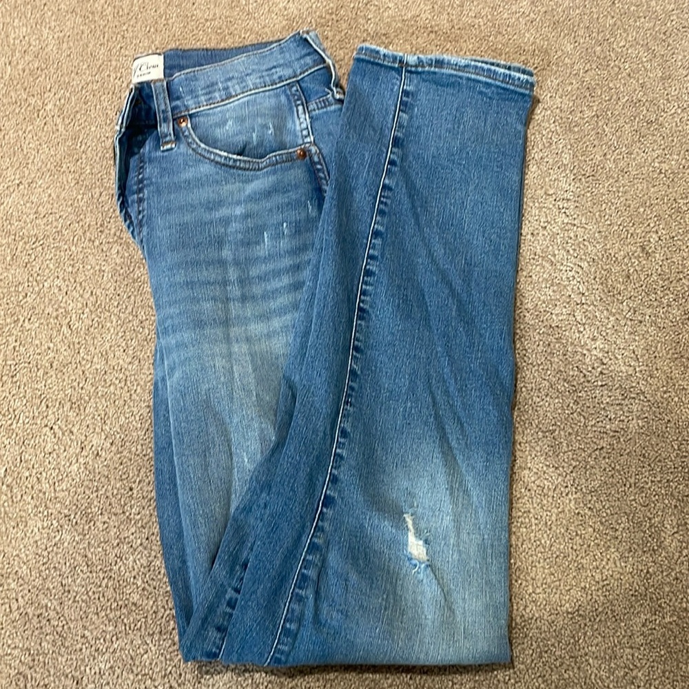 J. Crew high rise vintage straight